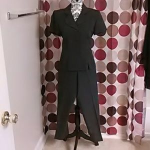 Gray pantsuit